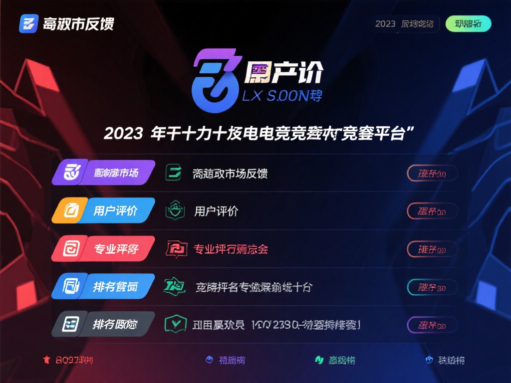 2023年十大电竞竞猜平台排名与深度评测解析报告