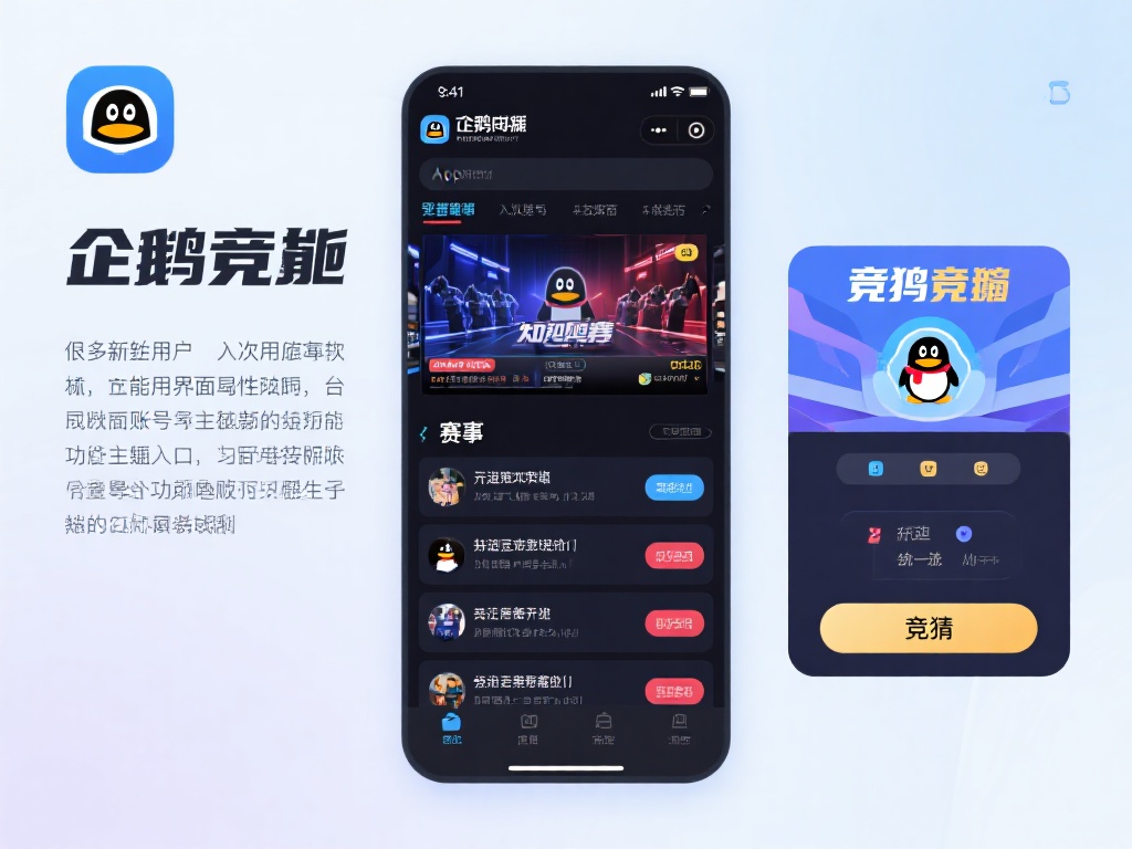 很多新用户在初次使用企鹅电竞时，可能会对界面感到陌