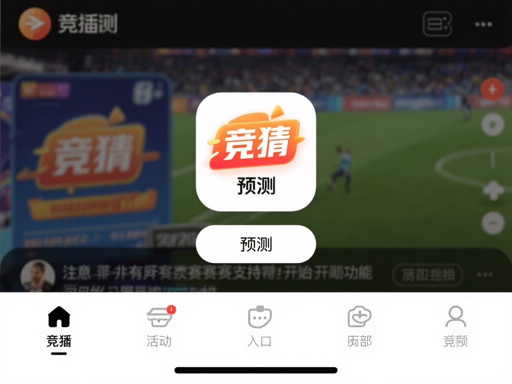 找到竞猜活动入口
在直播间页面中，滑动屏幕或查看