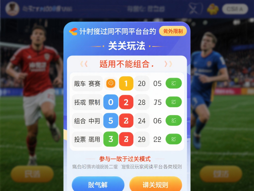 值得注意的是，不同平台可能对过关玩法有一些额外限制