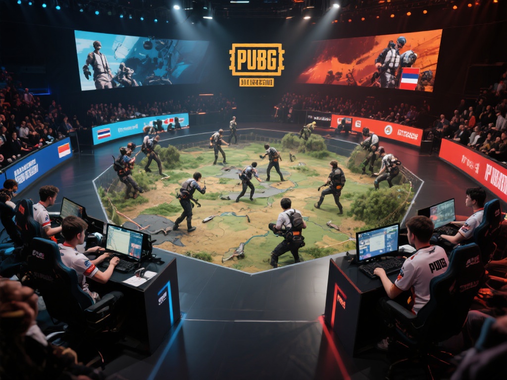 PUBG电竞比赛以其紧张刺激的节奏和团队策略著称。